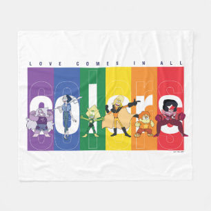 Steven Universe - Kärlek kommer i Färg Fleecefilt