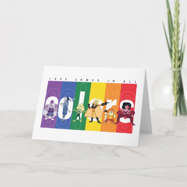 Steven Universe - Kärlek kommer i Färg Kort (Framsida)