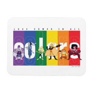 Steven Universe - Kärlek kommer i Färg Magnet