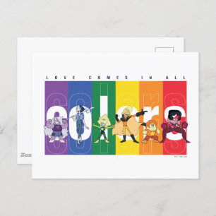 Steven Universe - Kärlek kommer i Färg Vykort