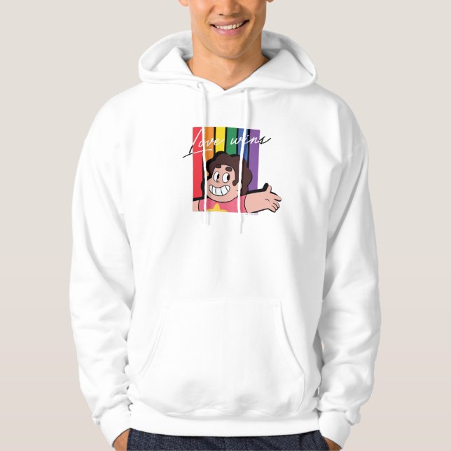 Steven Universe - Kärlek Wins Hoodie (Framsida)