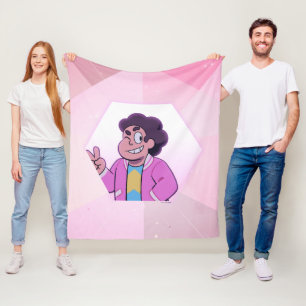 Steven Universe   Rosa Diamond Porträtt Fleecefilt