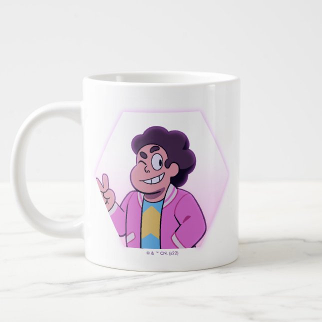Steven Universe | Rosa Diamond Porträtt Jumbo Mugg (Vänster)