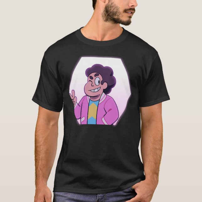 Steven Universe | Rosa Diamond Porträtt T Shirt (Framsida)