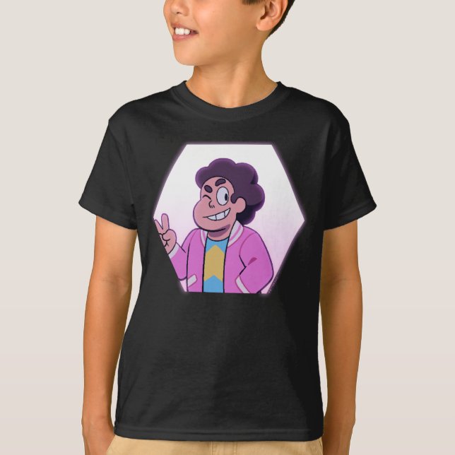 Steven Universe | Rosa Diamond Porträtt T Shirt (Framsida)