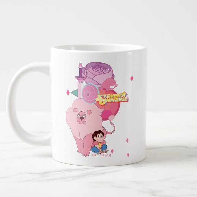 Steven Universe | Rose Quartz Arv Jumbo Mugg (Vänster)