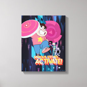 Steven Universe   Seriös Steven... Aktivera! Canvastryck