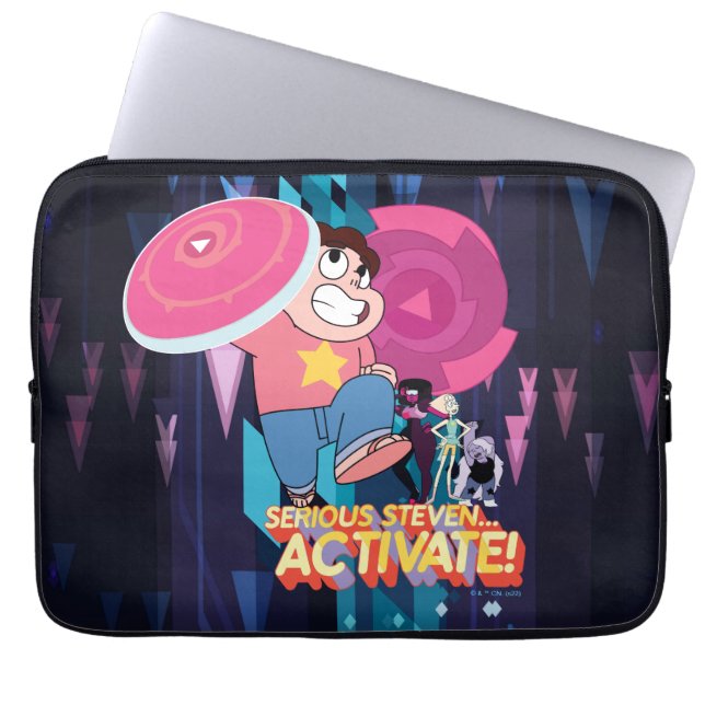 Steven Universe | Seriös Steven... Aktivera! Laptop Fodral (Framsidan)