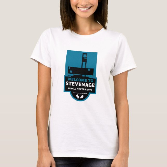 Stevenage Hertfordshire T Shirt (Framsida)