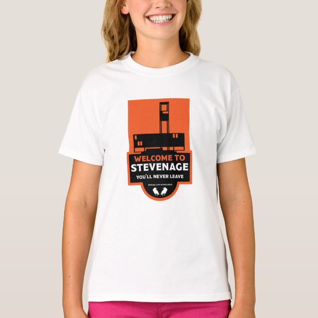 Stevenage Hertfordshire T Shirt (Framsida)