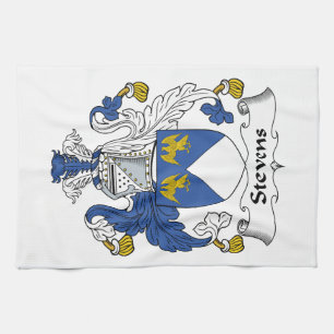 Stevens familjvapensköld kökshandduk
