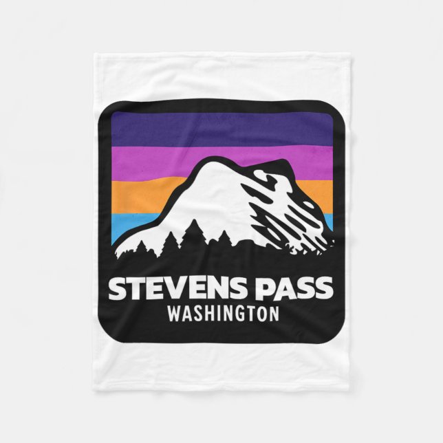 Stevens P Washington Mountain Skidning Snowboard Fleecefilt (Framsidan)
