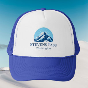 Stevens Pass Washington skidort Huvtröja Keps