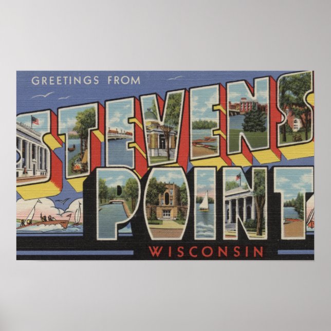 Stevens Point, Wisconsin - Stora Brev Scenes Poster (Framsidan)