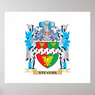 Stevens vapensköld - familjvapensköld poster