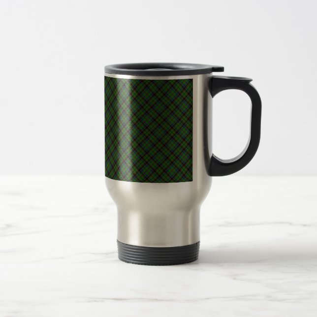 Stevenson Klan Tartan Designad Skriv ut Resemugg (Höger)
