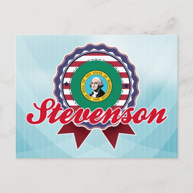 Stevenson, WA Vykort (Framsida)