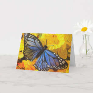 Steve's Blue Butterfly Kort