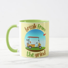 Steves golfvagn kaffemugg