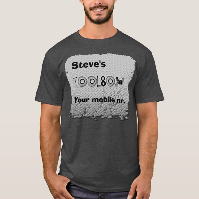 Steve's verktygslåda T-Shirt (Framsida)