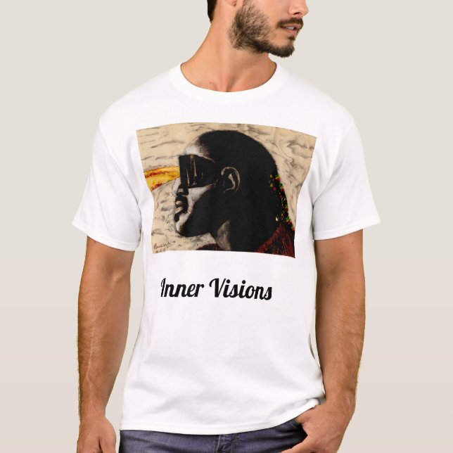 Stevie för inre visioner undra T-tröja T Shirt (Framsida)