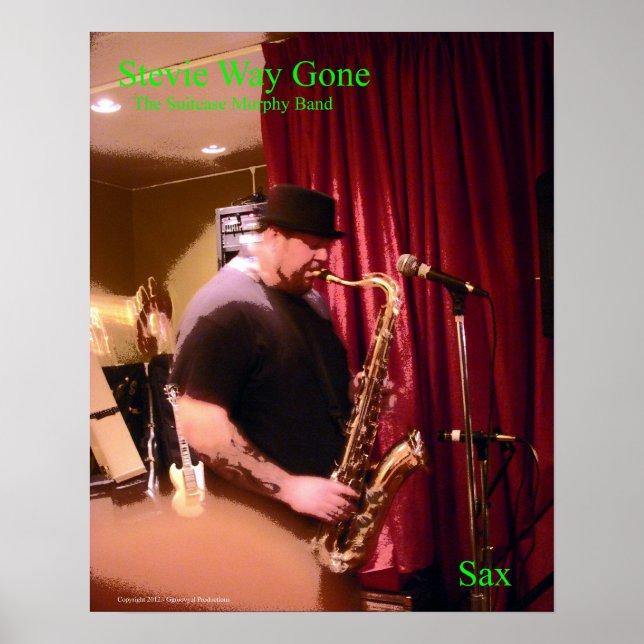 Stevie Ray Borta Poster (Framsidan)