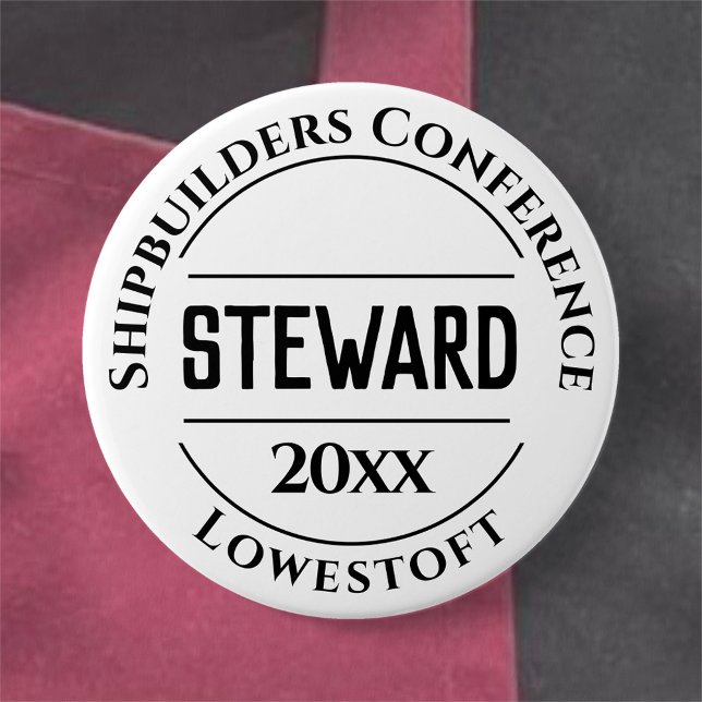 Steward Badge-knapp Knapp (Skapare uppladdad)