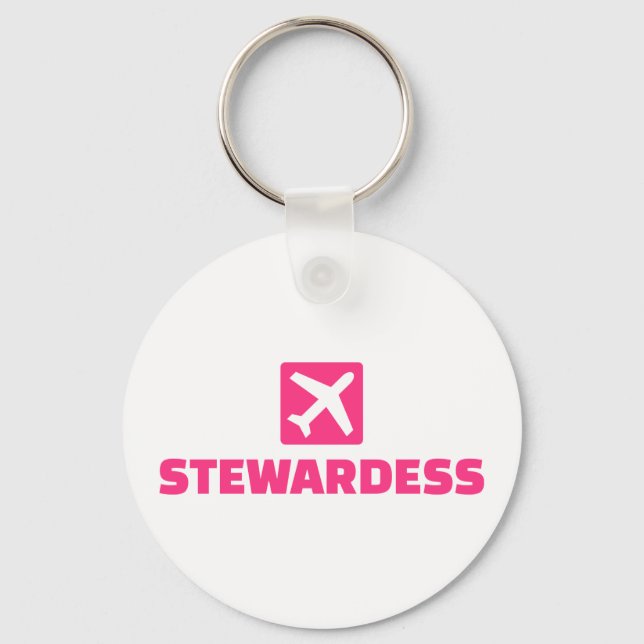 Stewardess Nyckelring (Framsida)