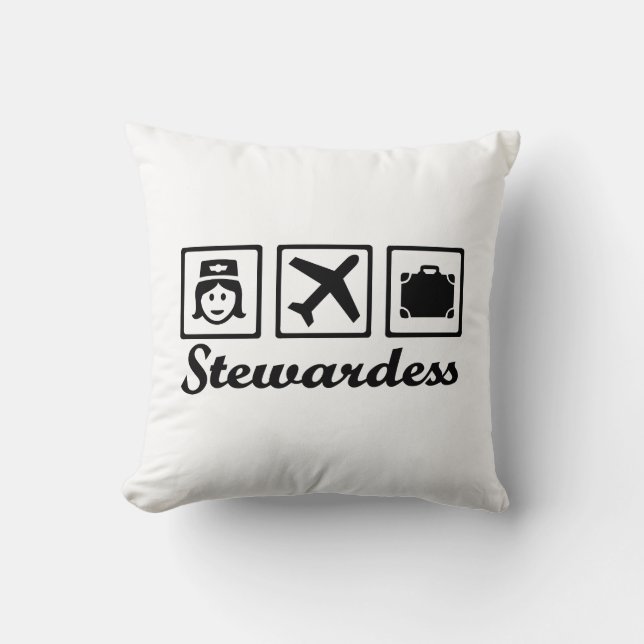 Stewardessflygplan Kudde (Framsida)