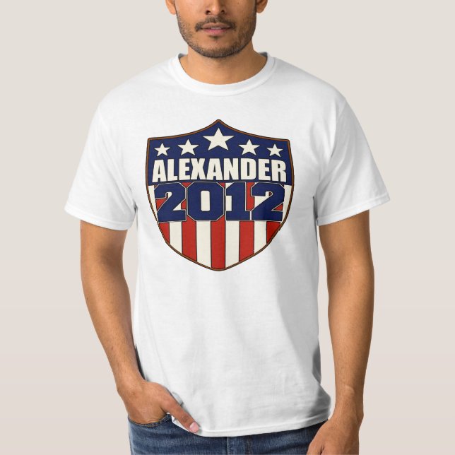 Stewart Alexander president i 2012 T-shirt (Framsida)