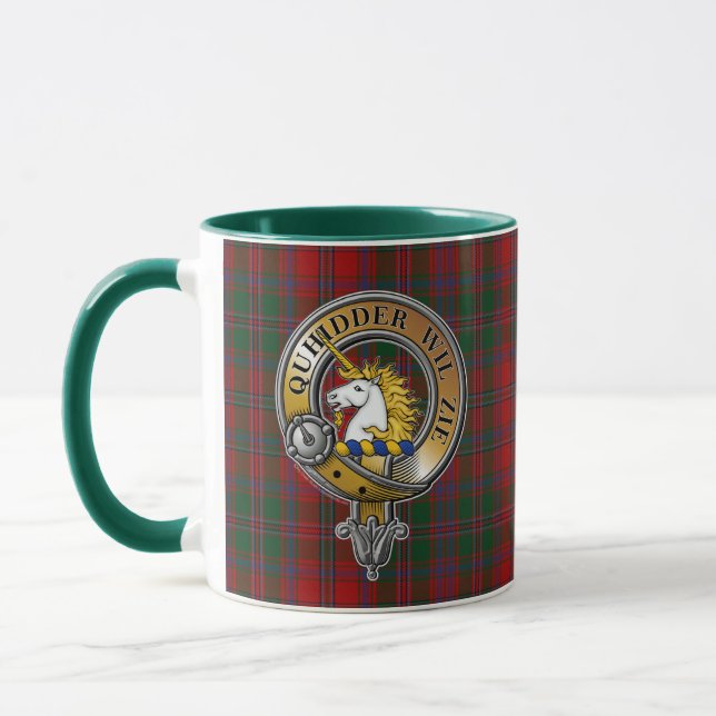 Stewart Appin Tartan & Badge Mugg (Vänster)