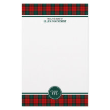 Stewart av Atholl Klan Tartan Monogram
