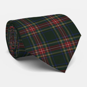 Stewart Black Modern Original Scottish Tartan Slips