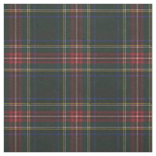 Stewart Black Modern Original Tartan Tyg (Provkarta)