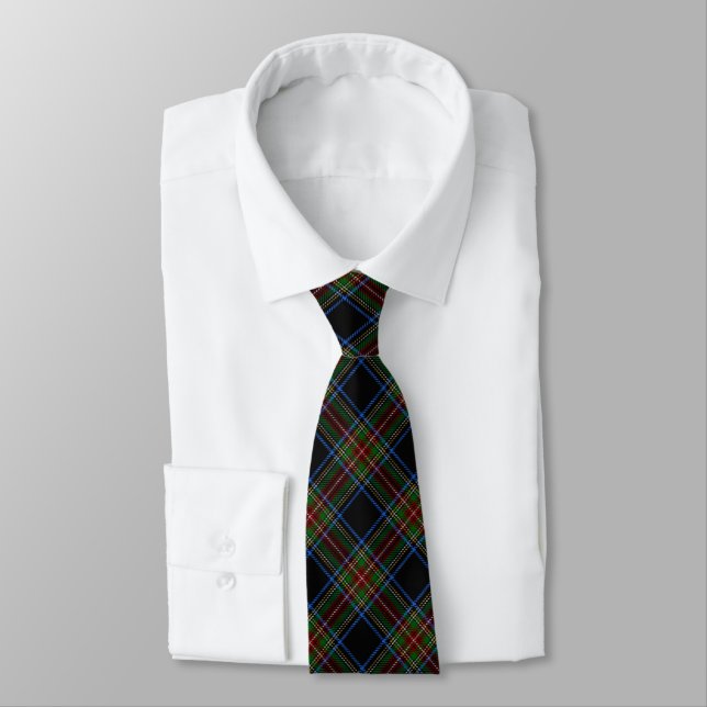 Stewart Black Tartan Slips (Bunden)