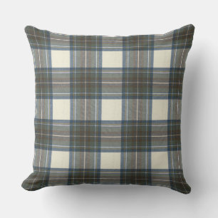 Stewart Blue Dress Original Tartan Square Kudde