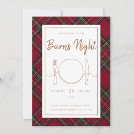 Stewart Burns Night-inbjudan Inbjudningar