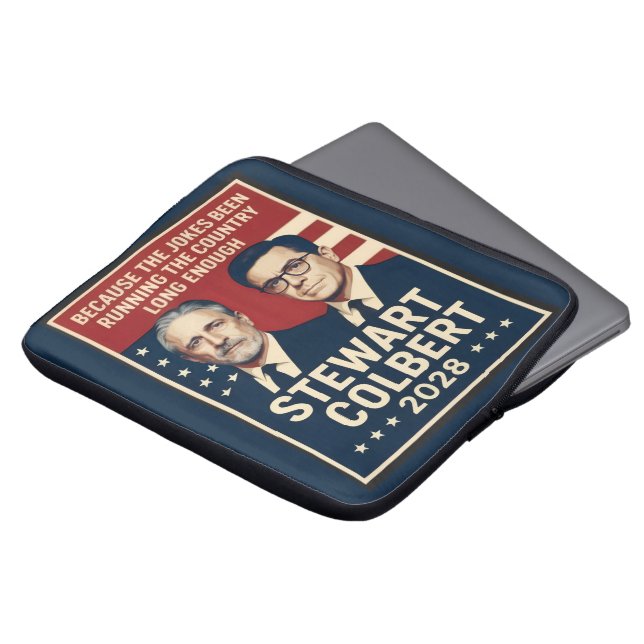 Stewart/Colbert 2028 Laptop Fodral (Framsida topp)