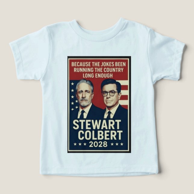 Stewart/Colbert 2028 T Shirt (Design Framsida)