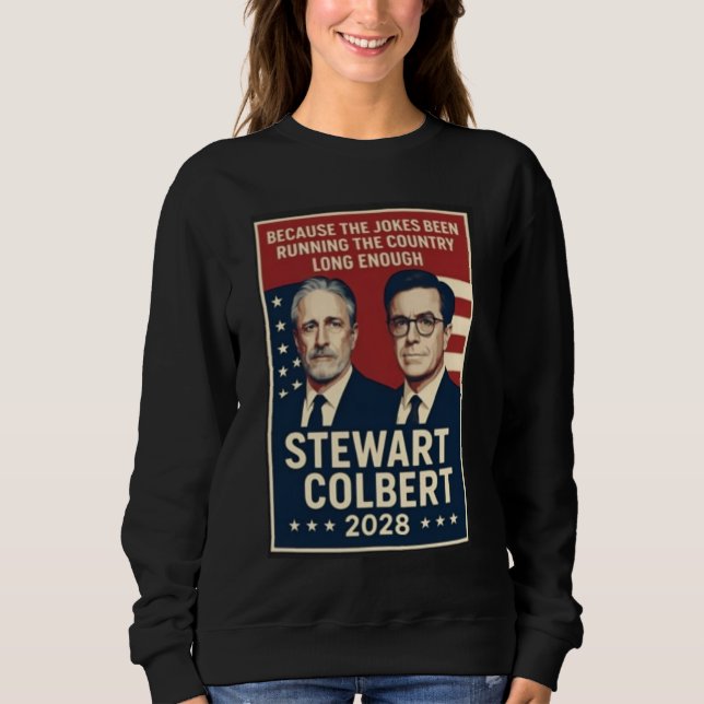 Stewart/Colbert 2028 T Shirt (Framsida)