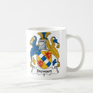 Stewart familjvapensköld kaffemugg