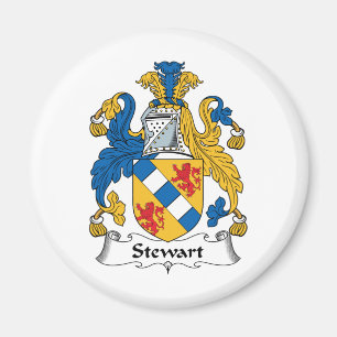 Stewart familjvapensköld magnet
