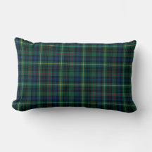 Stewart Hunting Tartan Grönt och Blue Play