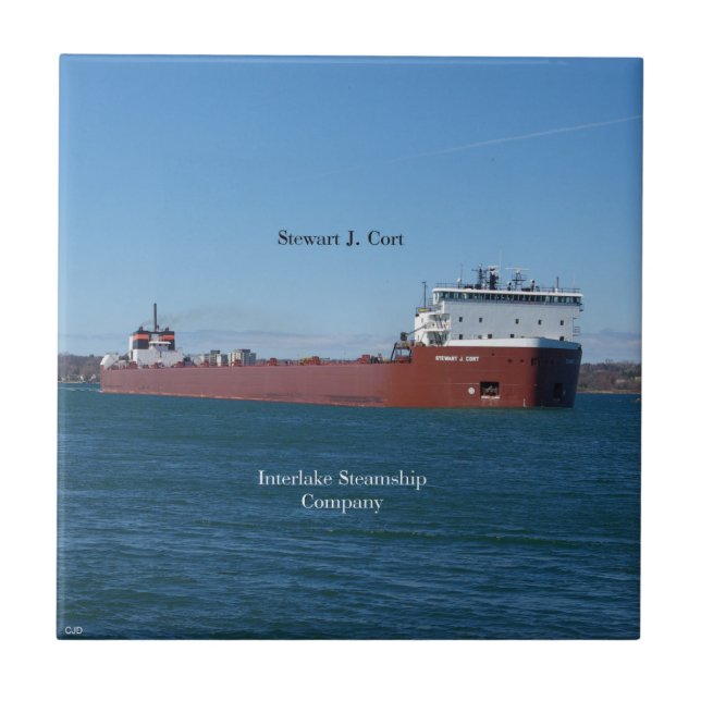 Stewart J. Cort tile Kakelplatta (Framsidan)