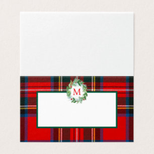 Stewart Julafton Pin Wandeogram Monogram Placera k Kort