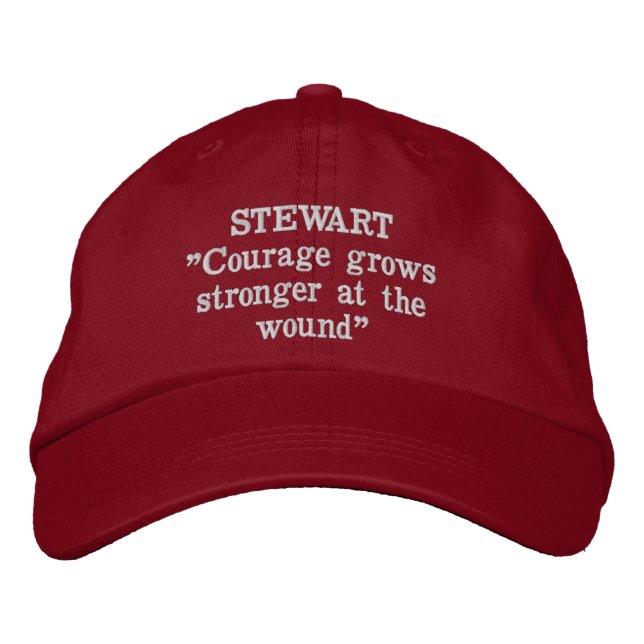 Stewart Klan Motto Embroiderade Hat Broderad Keps (Framsida)