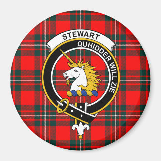 Stewart klanmärke och tartanmagnet magnet