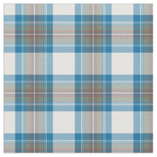 Stewart Muted Blue Tartan Tyg