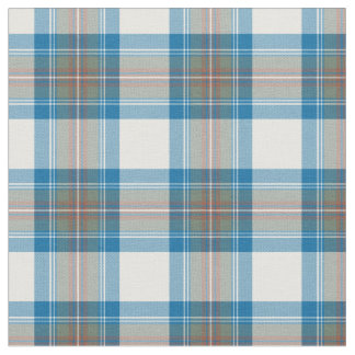 Stewart Muted Blue Tartan Tyg