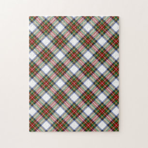 Stewart Royal Dress Clan Tartan Rutmönster Pussel